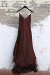 Marc Le Bihan Slip Dress France MLB-2105-AUBERGINE 2105 2104